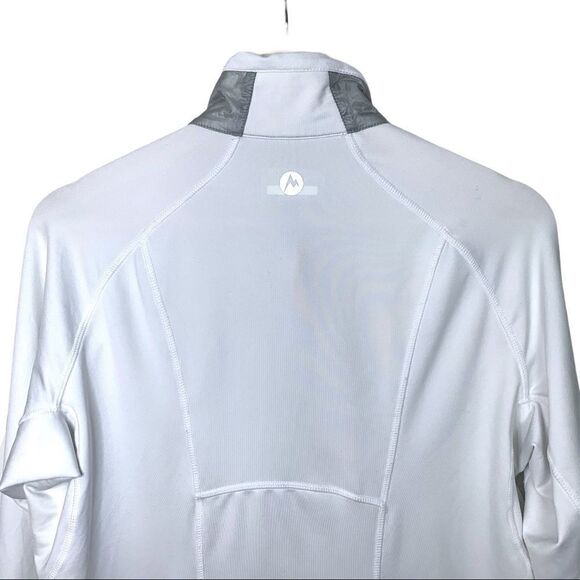 Marmot Frequency Hybrid Jacket in Grey and White - Picture 8 of 10